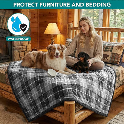 PetAmi Waterproof Dog Blanket for Bed, XL Dog Pet Blanket Couch Cover Protection - Image 2