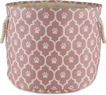Bone Dry 6192 Pet Storage Collection Lattice Paw Print, Medium Round by BoneDry