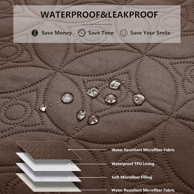 Waterproof Dog Blanket, 30x53 inches Small Pet Couch Covers - Image 2