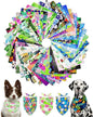 PET SHOW 50 Pack Hawaiian Dog Bandanas Bulk by PETSHOW