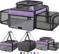 Top and 2 Sides Expandable Cat Carrier 18x13.5x9.5, TSA Airline Approved Dog by SHARLOVY
