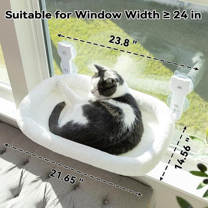 Cat Window Perch, Cat Window Hammock Soft and Comfortable Window Seat Bed - Image 2