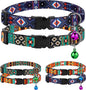Cat Collar Breakaway 2PCS Adjustable Pattern Tribal Aztec Southwest Safety Pet by Unknown