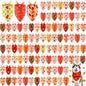 Chunful 100 Pieces Thanksgiving Dog Bandanas Bulk Fall Autumn Pet Bandanas by Chunful