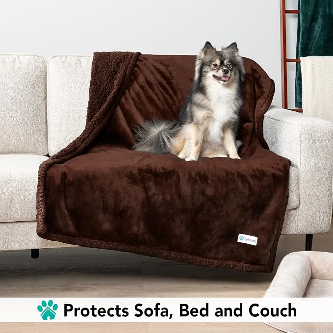PetAmi Dog Blanket for Bed, XL Pet Blanket Large Dogs, Fleece Furniture Couch - Image 3