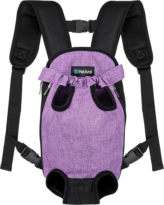 PetAmi Dog Carrier Backpack, Adjustable Dog Pet Cat Front Carrier Backpack | by PetAmi