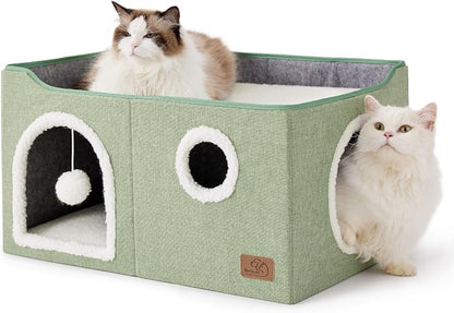 Bedsure Large Cat Beds for Indoor Cats by BEDSURE