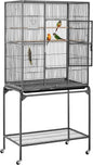 Yaheetech 63-Inch Wrought Iron Rolling Large Bird Cage by Yaheetech