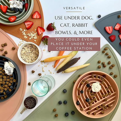 Should We Go - Waterproof Silicone Pet Food Mat - Non-Slip, Spill-Proof Feeding - Image 6