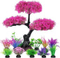 Ameliade Aquarium Artificial Plastic Plants Decoration by Ameliade