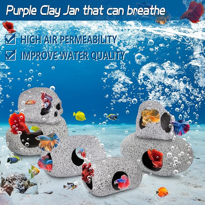 Aquarium Decorations Cave Fish Tank Accessories Rock Decor - Image 5