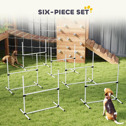 PawHut 6 Piece Dog Agility Training Equipment - Image 5