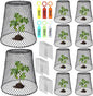 10 Pcs 9"×9" Chicken Wire Plant Protectors from Animals, Plant Cage Garden by Doksving