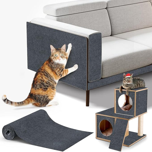 cat Scratching mat Self-Adhesive, Trimmable Furniture Protector by ALEIFLEforKidsAdultsCosplayGift
