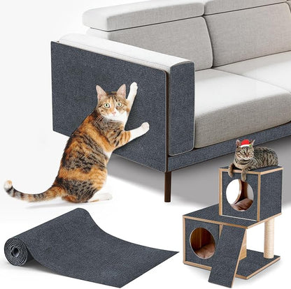 Cat Scratching mat Self-Adhesive, Trimmable Furniture Protector by ALEIFLEforKidsAdultsCosplayGift