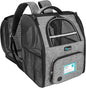 PetAmi Dog Cat Backpack Carrier, Expandable Pet Carrier Backpack by PetAmi