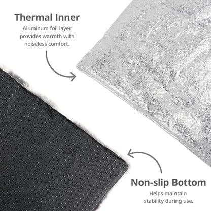 Self Warming Cat Bed, Non-Slip Heated Dog Mat Thermal Blanket - Image 3