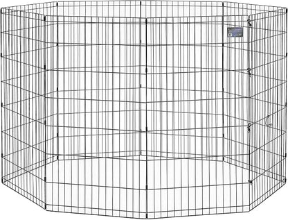 MidWest Homes for Pets Folding Metal Dog Exercise Pen, Indoor/Outdoor Playpen - Image 3