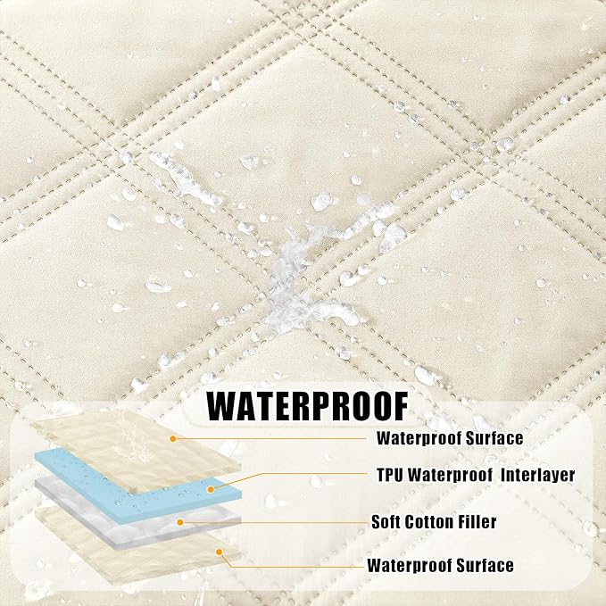 Smiry Waterproof Dog Bed Cover Blanket 40x50, Soft Reversible Pet Blanket - Image 2