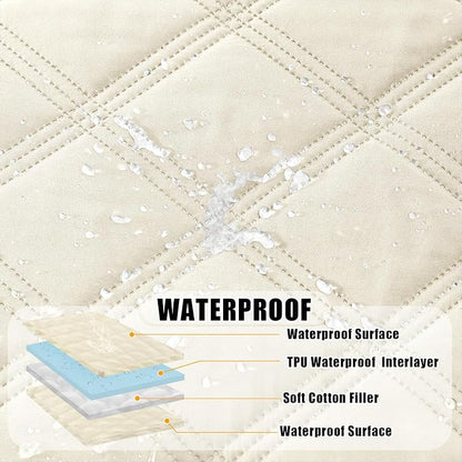 Smiry Waterproof Dog Bed Cover Blanket 40x50, Soft Reversible Pet Blanket - Image 2