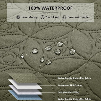 Waterproof Dog Blanket, 52x82 inches Pet Couch Covers - Image 2