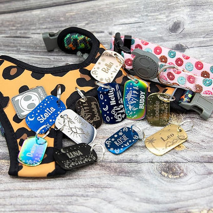 Personalized Dog Tag with 5 Lines of Custom Deep Engraved Durable Stainless - Image 6
