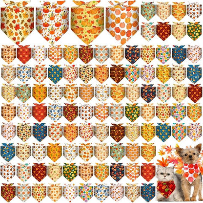 Amylove 120 Pcs St. Patrick's Day Dog Bandanas Bulk Holiday Triangle Dog Pack by Amylove