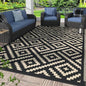 GENIMO 5x8 Outdoor Rug Waterproof, Reversible Mats, Area Rug, Plastic Outside by GENIMO
