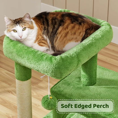 Yaheetech 36in Cat Tree for Indoor Cats, Cat Tower Cat Condo w/Extra Large Perch - Image 4