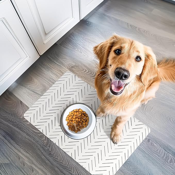 NALALAS Large Dog Mat for Food and Water, Cat Feeding Mat | Large Waterproof - Image 7