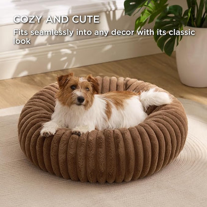 Bedsure ComfyFleece™ Donut Small Dog Bed - Image 4