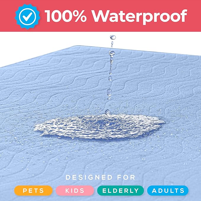 Utopia Bedding Washable Underpads 34" x 36", Waterproof Reusable Heavy - Image 6