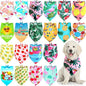 Frienda 20 Pcs Summer Spring Dog Bandanas Hawaiian Style Washable Triangle Pet by Frienda
