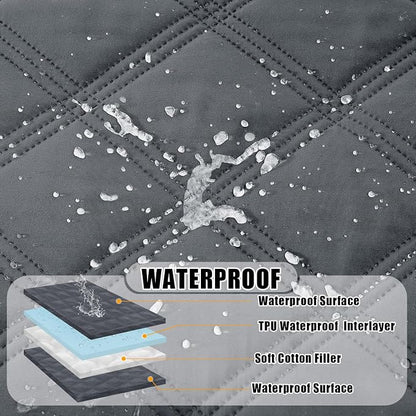 Smiry Waterproof Dog Bed Cover Blanket 30x53, Soft Reversible Pet Blanket - Image 2