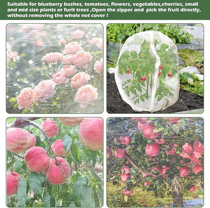 8 x 8ft Large Fruits Tree Netting, Garden Mesh Insect Tree Cover - Image 7