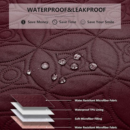 Waterproof Dog Blanket, 68x82 inches Pet Couch Covers - Image 2