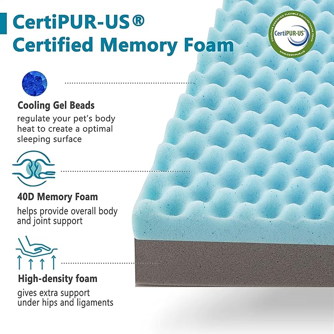 Medium Dog Beds for Medium Dogs, Memory Foam Dog Bed, Orthopedic Small Dog Bed - Image 4