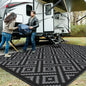 GENIMO Outdoor Rug for Patio Clearance, 10x14 Waterproof Large Mat, Reversible by GENIMO