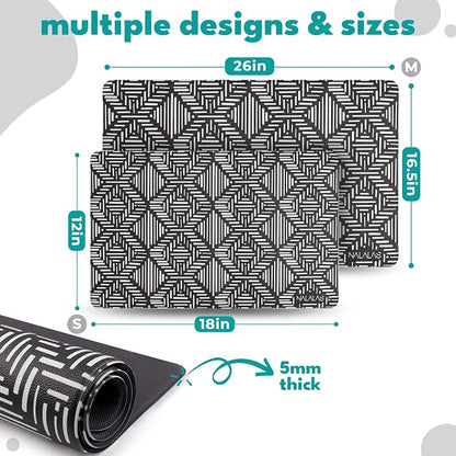 NALALAS Dog Mat for Food and Water, Cat Feeding Mat | Waterproof Dog Bowl Mat | - Image 9