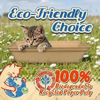 12-Pack Disposable Litter Boxes - Image 2