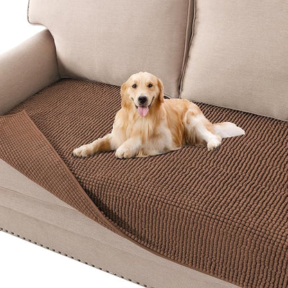 H.VERSAILTEX Plush Chenille Dog Bed Cover Thick Soft Loveseat Cover by HVERSAILTEX
