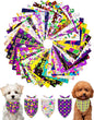 PET SHOW 50 Pack Mardi Gras Dog Bandanas Bulk by PETSHOW
