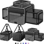 Top and 2 Sides Expandable Cat Carrier 18x11x11, TSA Airline Approved Dog by SHARLOVY