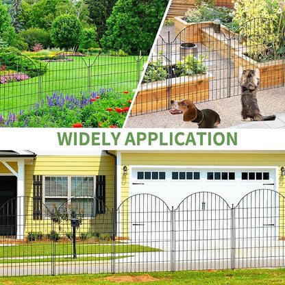 10 Panels No Dig Decorative Garden Fence - Image 6