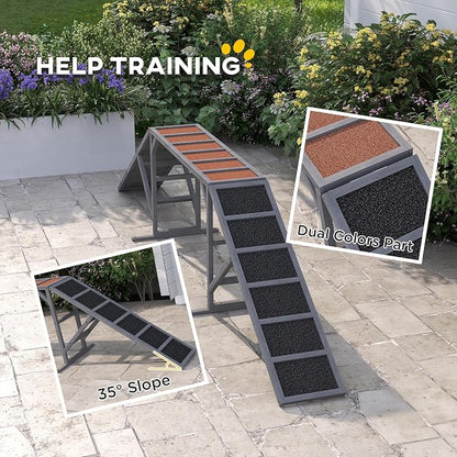 PawHut Wooden Dog Agility Equipment - Image 4