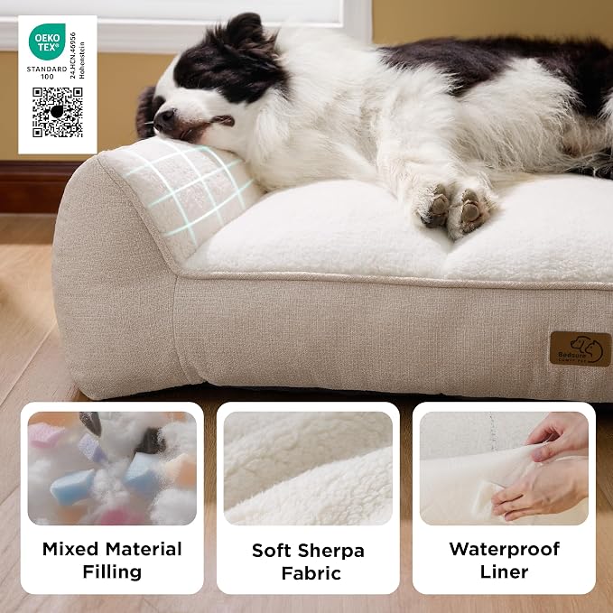 Bedsure SupportMax™ Orthopedic Dog Bed Medium Size Dog - Image 5