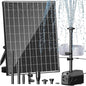 Biling 20W Solar Fountain Pump, 320 GPH Solar Pond Fountain Adjustable Flow by biling