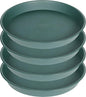 4 Pack of 18 19 inch Plant Saucer Drip Tray, Heavy Duty Large Deep Plant Saucers by Bleuhome