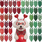 Abbylike 50 Pcs St. Patrick's Day Dog Bandanas Bulk Green Plaid Bandanas by Abbylike