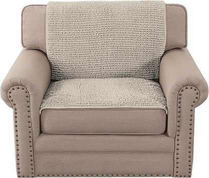 H.VERSAILTEX Plush Chenille Couch Armrest Cover 2 Packs Thick and Soft Sofa - Image 7